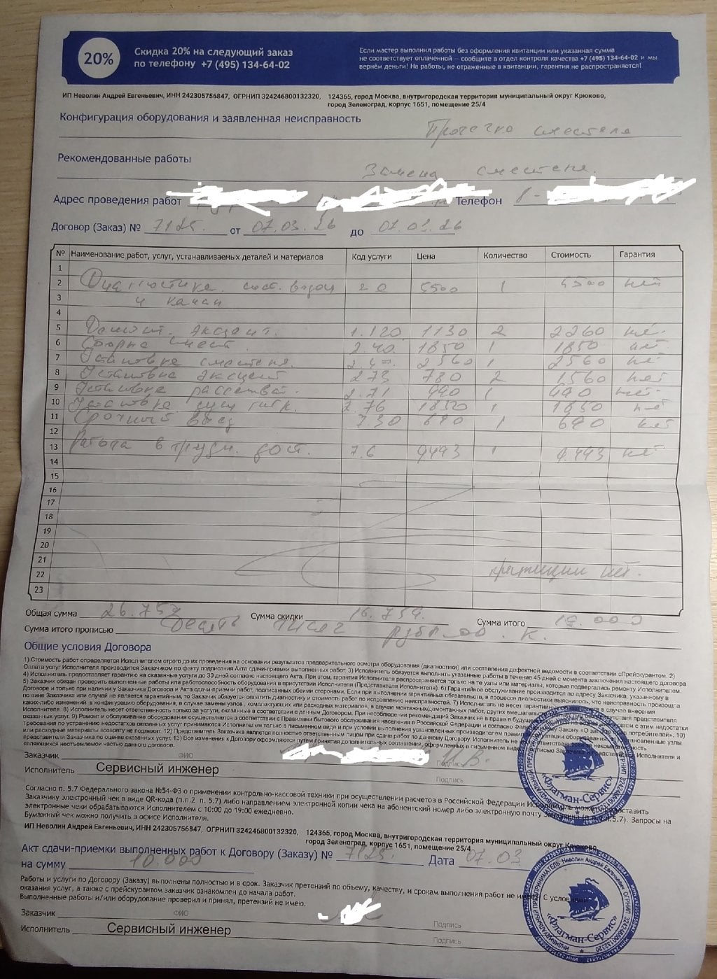 Компания ФЛАГМАН СЕРВИС ИП НЕВОЛИН - ИП Неволин Андрей Евгеньевич 242 305756847