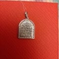 Серебряная подвеска "Пресвятая Богородица"
