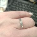 Серебряное колечко с фианитом