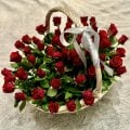 Корзина с розами🌹