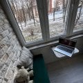 Теперь у нас зона для кофе на балконе!